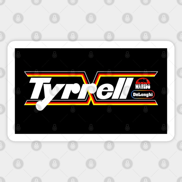 Tyrrell F1 Team Season 1984 Magnet by San Studios Company